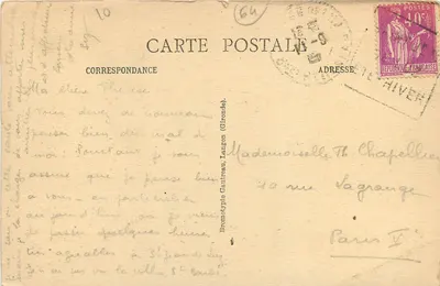 Saint-Jean-de-Luz — Vista geral de Socoa — editor Bromotype — Verso