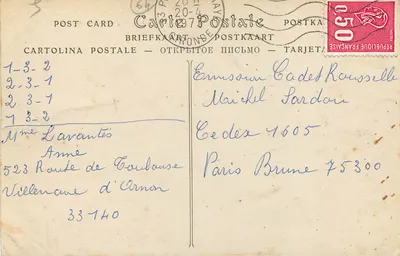 Cambo-les-Bains (Basses-Pyrénées) — A Montanha das Damas — ND Fot. — Verso