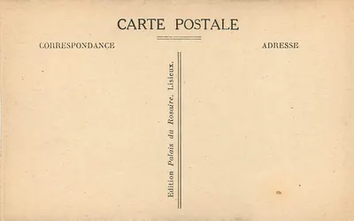 Lisieux — Tomba di Santa Teresa dell'Infante Gesù — Edizione Palais du Rosaire — Verso