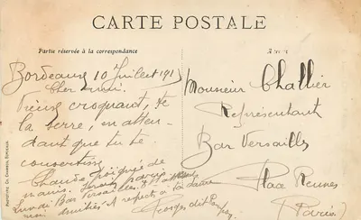 Bordeaux — Pijl van Sint-Michaël — C. B. n°132 — Achterkant