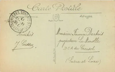 Bordeaux — A Porta do Palácio — LL. n°159 — Verso