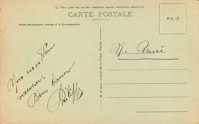 Bordeaux — Katedra św. Marii — Wydawca G. Artand, nr 292 — Rewers