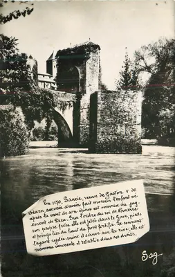O Ponte da Lenda — Sauveterre-de-Béarn — Foto J. Sacarra