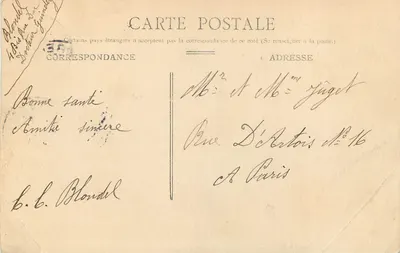 Évreux — Hotel de Ville — Wydawca nieodczytalny, nr serii 4 — Rewers