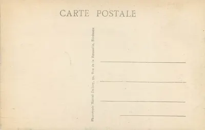 Bordeaux - Praça da Vitória - M. D. — Verso