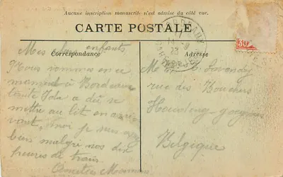 Bordeaux — Fontanna Trzech Urodzistych — BR — Rewers