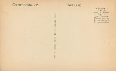 Bordeaux - Monumento dos Girondins e os Quinconces - Selecta 205 — Verso