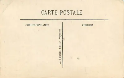 Versailles - Quarto de dormir de Luís XIV — A. Cossé, Editor — Verso