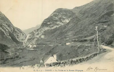 Urdoes — A Vale e a Estrada da Espanha — C.C. 3 — Pirineus