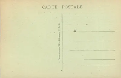 A Dente do Marais — Lenda de Chambon — J. Gouttefangeas, Olligues (P.-de-D.) — Verso