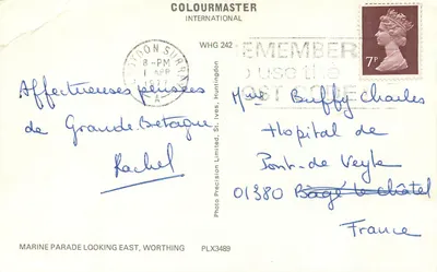 Marine Parade Looking East, Worthing — widok promenady — COLOURMASTER INTERNATIONAL PLX3489 — Rewers