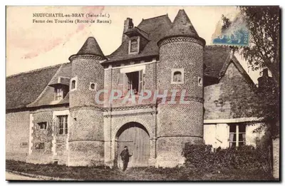 Neufchâtel-en-Bray (Seine-Inf.) — Ferme des Tourelles (Route de Rouen) — editor desconhecido, n° de série 76