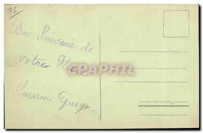 Neufchâtel-en-Bray (Seine-Inf.) — Ferme des Tourelles (Route de Rouen) — editor desconhecido, n° de série 76 — Verso