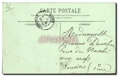 Rouen — O Pont Transbordeur — LL, n° 221 — Verso
