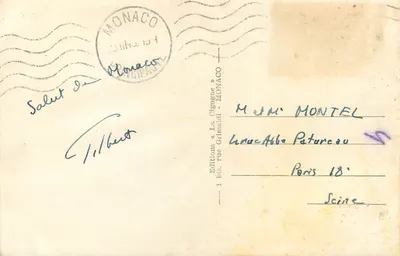 Mônaco - O Palácio do Príncipe. A Muda da Guarda. — Verso