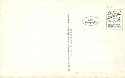 Igreja de São Etienne — Viena — editor W. Stephansen, n° 601 — Verso