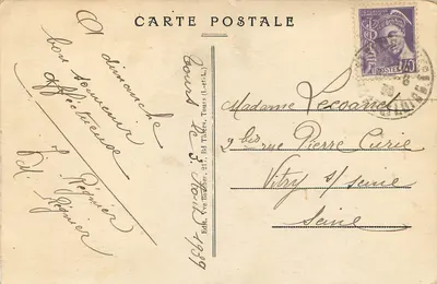 Amboise (Indre-et-Loire) — Zamek, fasada północna — A.B. Éditions A.B. — Rewers