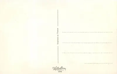 Młoda dziewczyna i dziecko — humorystyczna ilustracja — Photocchrom n°396 — Rewers