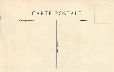 Caisse d'Épargne & de Prévoyance de Paris — Caisse centrale — Printel Paris — Verso