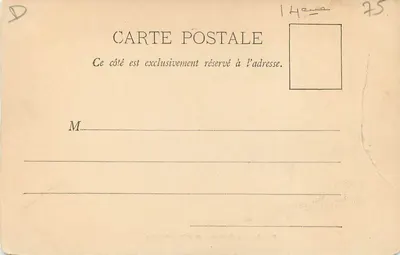 Paris - La Fontaine de l'Observatoire — A. Tardif, Paris — Verso