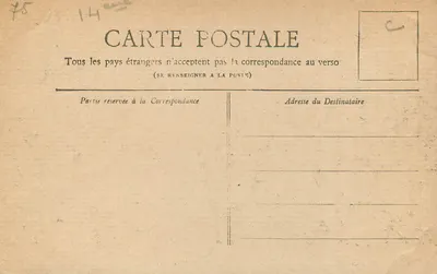 Paryż — Fontanna Obserwatorium — kolekcja Petit Journal — Rewers