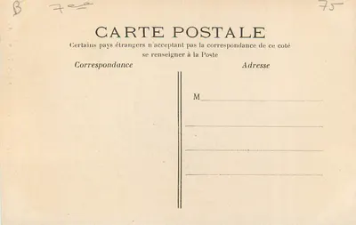 O Dôme dos Invalides — Paris — C.M. n°27 — Verso