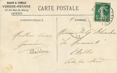 LOURDES — Góra podczas kazania — LL. — N° 272 — Rewers