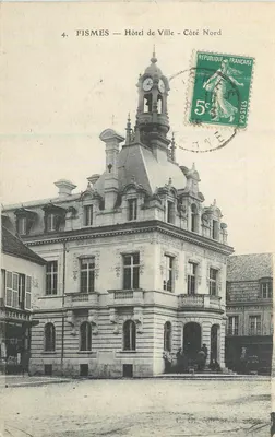 Fismes — Hotel de Ville - Lado Norte — C. Gr. Geral, série 4