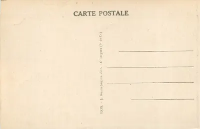 La Bourboule — O Casino — A Auvergne — Verso