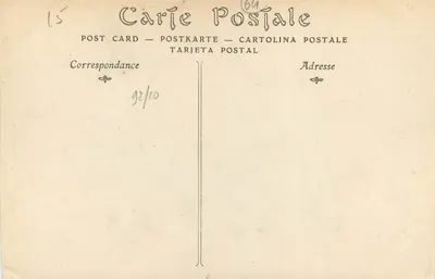 PAU — Le Château, Place de la Monnaie — éditeur ND PBM, n° 57 — Rewers