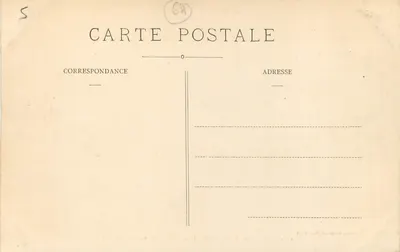 Pau — O Castelo Henri IV — A Grande Sala de Jantar — Verso