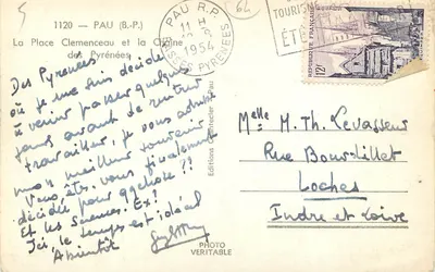 Place Clemenceau i łańcuch Pyrenée — Granteclès — Éditions Granteclès — Rewers