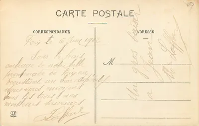 Foix — Vista sobre a vallée da Ariège acima — Fototipia Labouche Frères, Toulouse, n°780 — Verso