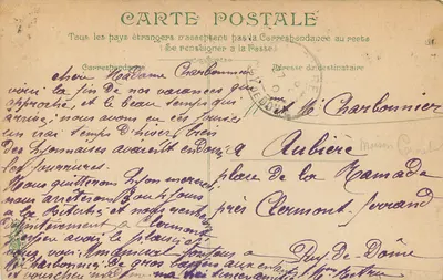 Lyon. The Bartholdi Fountain — Publisher Dillecourt-Cremor, No. 36 — Back