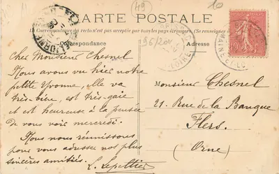 Angers — Prefektura — R. Rivière, fot. Angers — Rewers