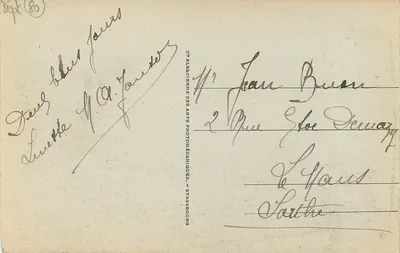 MERS-les-BAINS - Kasyno i plaża — wydawca C. Alsacienne des Arts Photomécaniques, Strasbourg, n°26 — Rewers
