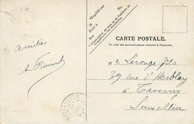 Lourdes — Duży Jer, widok z drogi — Wydawca nieznany — Rewers