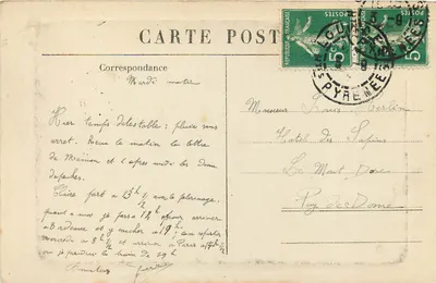 Lourdes — ogólny widok — Pyrenées, n°26 — Rewers