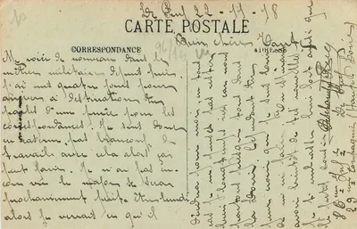 Le Puy — Plein du Breuil, de Fontein Crozatier en het Prefectuur — LL. n°135 — Achterkant