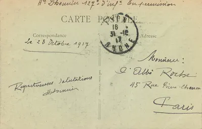 Lyon - Abside da Nova Igreja de Fourvière — B. F., Paris, n° 170 — Verso
