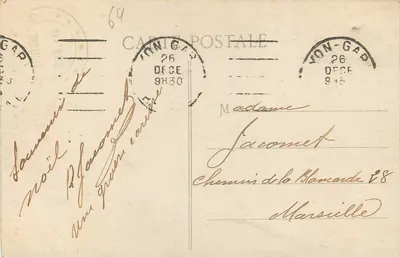 LYON — Basílica N.-D. de Fourvière (fachada Norte) — editor desconhecido, n° 68 — Verso
