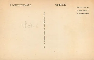 Lyon — Widok z Bazyliki Fourvière — Widok z windy wieżowej — LL — Rewers