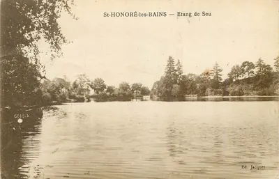 St-HONORÉ-les-BAINS — Lago de Seu — Ed. Jacquet