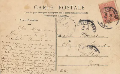 Nevers — Pałac Ducalny — Wydanie specjalne N. G. — Rewers