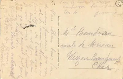 MERS-les-BAINS — La Plage et la Fratise — éditeur A.P. n°47 — Achterkant