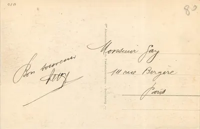 MERS-les-BAINS — Vista geral da Praia — Cie Alsacienne des Photomécaniques, Strasbourg — n° 22 — Verso