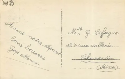 MERS-les-BAINS — W burzowym pogodzie — CIR DES ARTS PHOTO-MÉCANIQUES - STRASBOURG-SCHILTIGHEIM — Rewers
