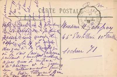 Biarritz (Côte Basque) — zachód słońca — BR - 1210 — Rewers