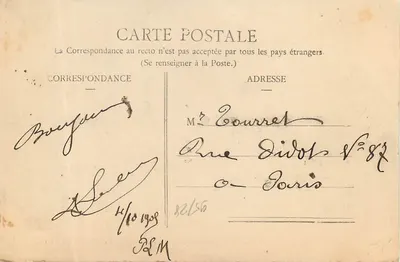 Besançon — De Citadel en Faubourg Tarragnoz — Uitgever onbekend, n° 513 — Achterkant