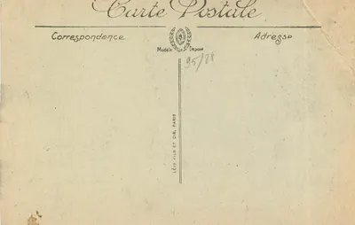 Besançon — O Hotel de Ville — LL. — n° 57 — Verso